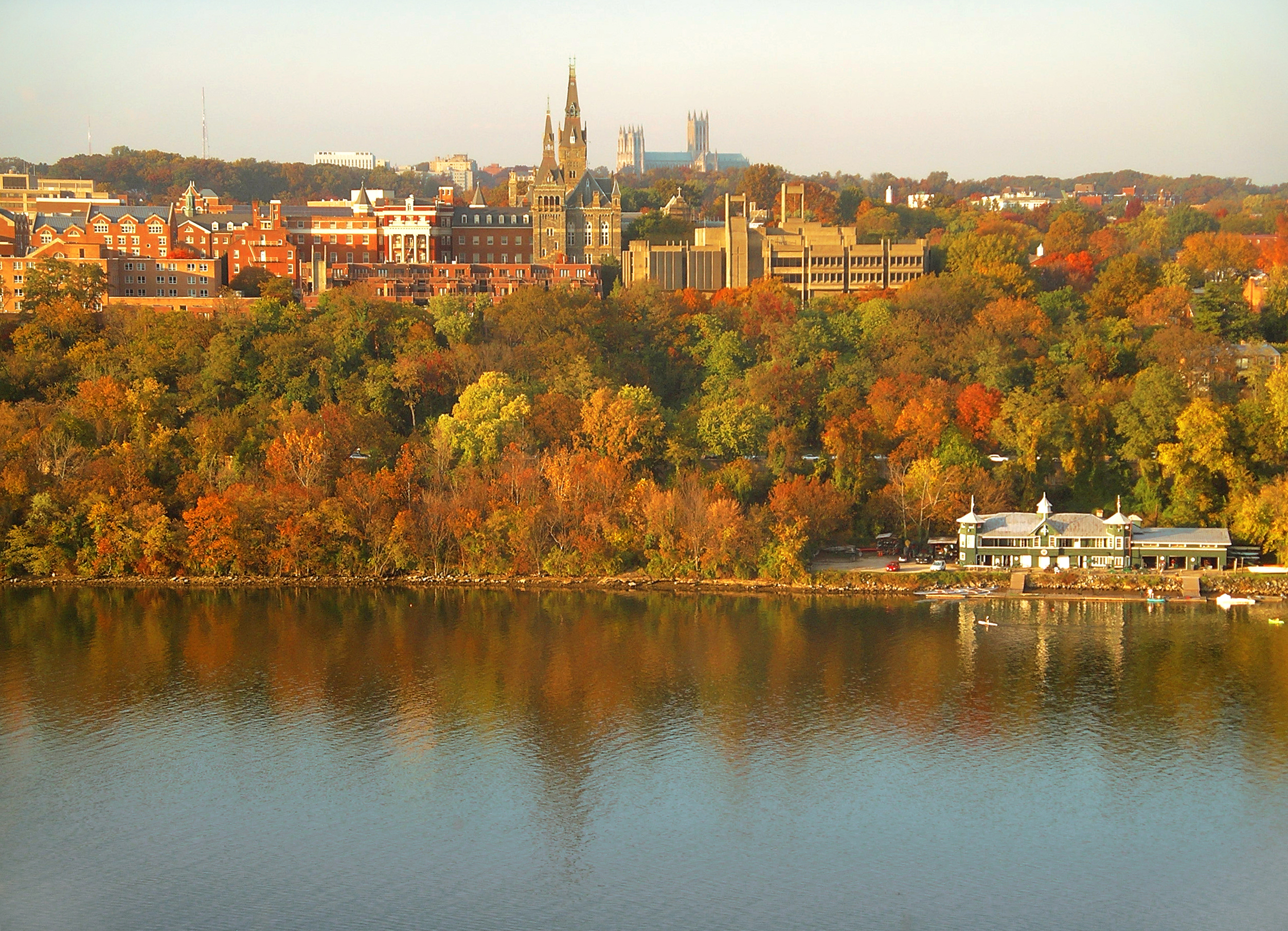 Georgetown Fall Inverno Do Campus Universitario De Georgetown Fall At Georgetown